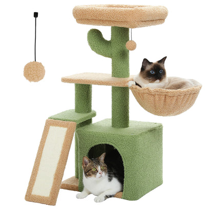 Krabpaal in modern houtdesign – Elegantie voor je kat