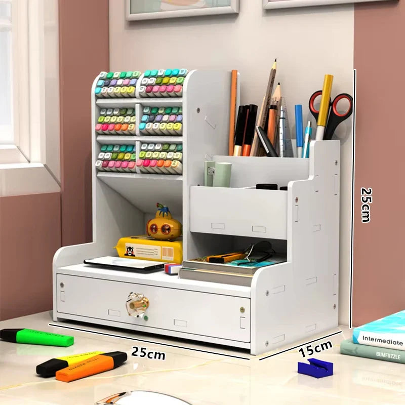 Stoffen bureau organizer voor een zachte touch