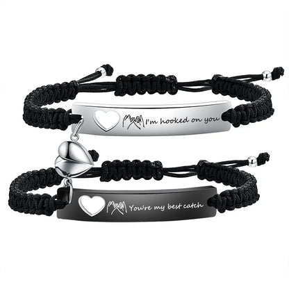 Armband met kleine tekstregel gegraveerd