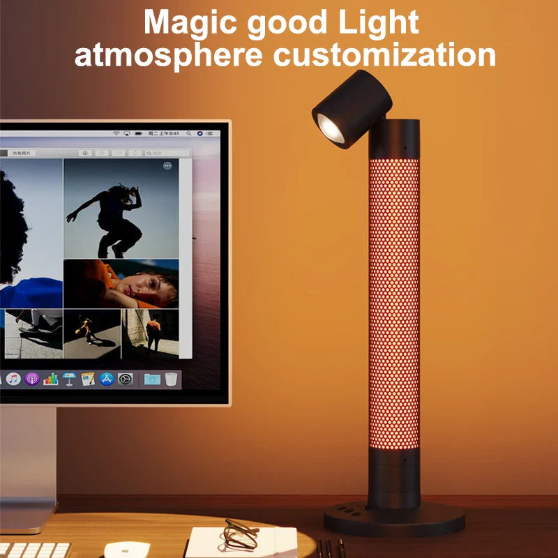 Lampje nachtkast met glazen kap – Elegant en licht