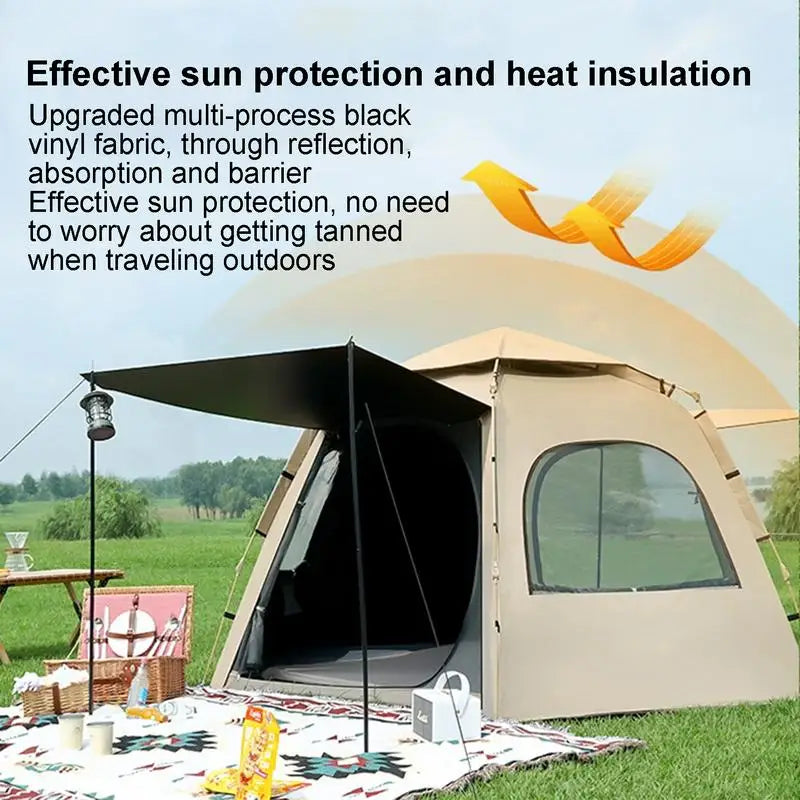 Decathlon tent met slimme opvouwmethode – Eenvoudig opbergen