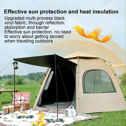 Decathlon tent met slimme opvouwmethode – Eenvoudig opbergen