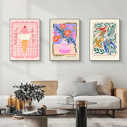 Kleurrijke posters voor creatieve ruimtes