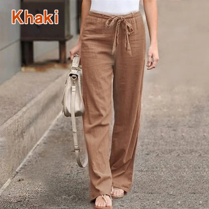 Linnen broeken dames met cropped lengte – Fris en luchtig