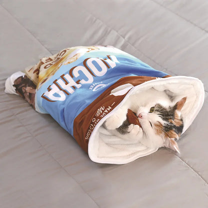 Pluche kattenmand groot – Heerlijk warm voor de winter