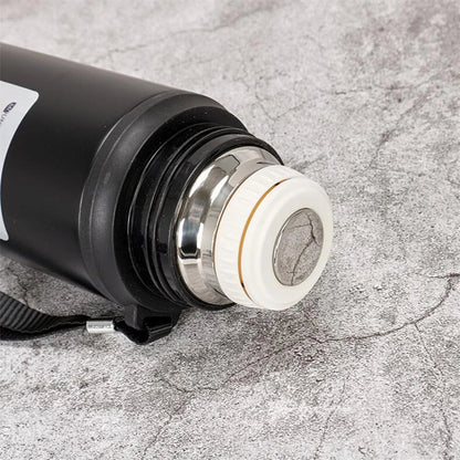 Thermosfles met pushknop – Eenvoudig in gebruik