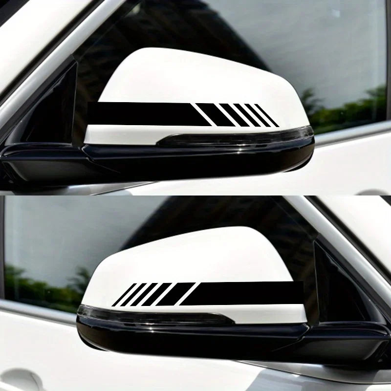 Auto stickers - Set van 4 met gestroomlijnde strepen voor unieke styling