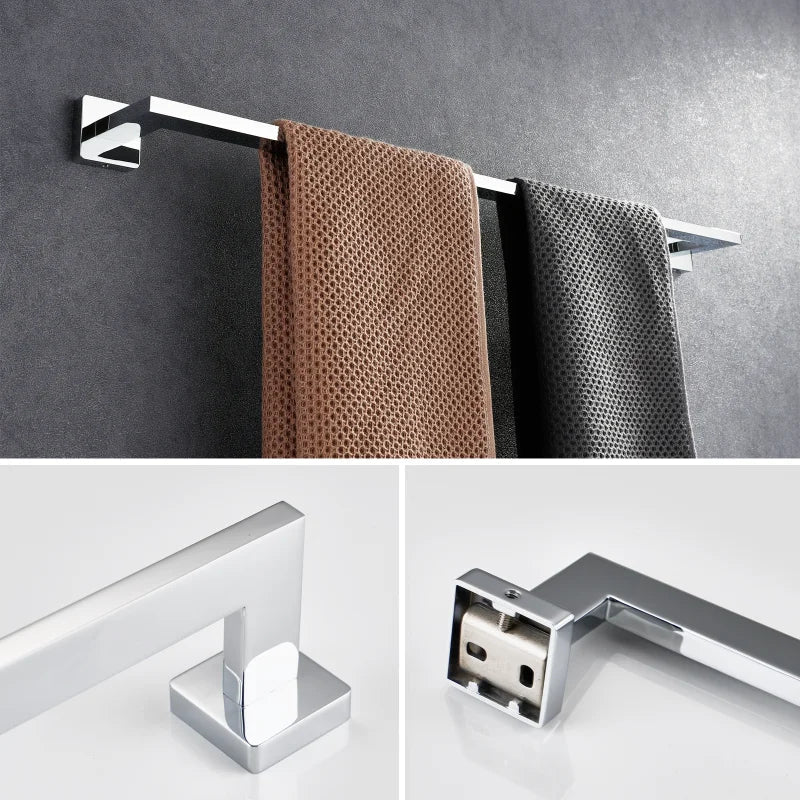 Handdoekenrek met mandje – Voor extra accessoires