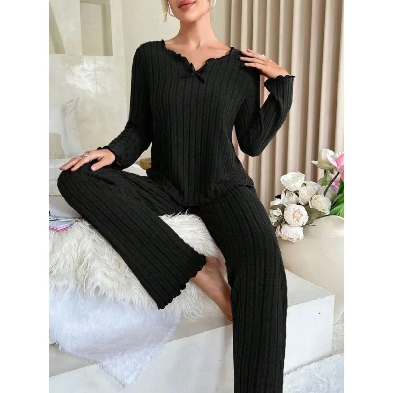 Dames pyjama met capuchon – Extra warm en knus
