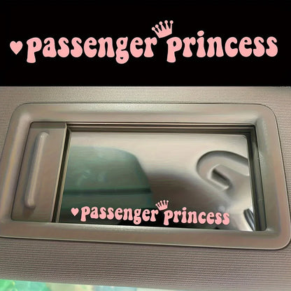 Auto stickers - Passenger Princess ontwerp voor stijlvolle auto's
