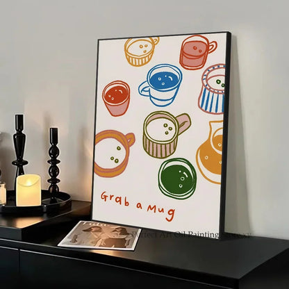 Poster met bloemen – Romantisch en zacht