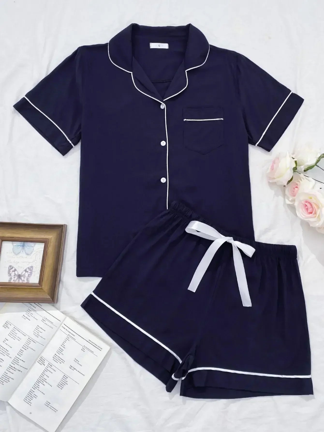 Dames pyjama met extra lange broek