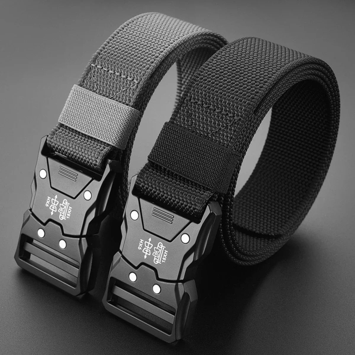 Zomerse riem heren van licht canvas