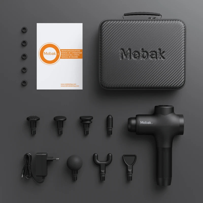 Bol.com massage gun met opbergkoffer – Compleet pakket