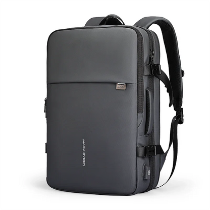 Moderne rugzak als handbagage met laptophouder