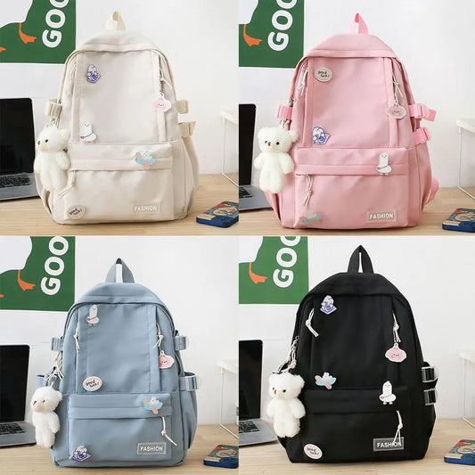 Zebra schooltas met regenboog – Voor kleurrijke dagen