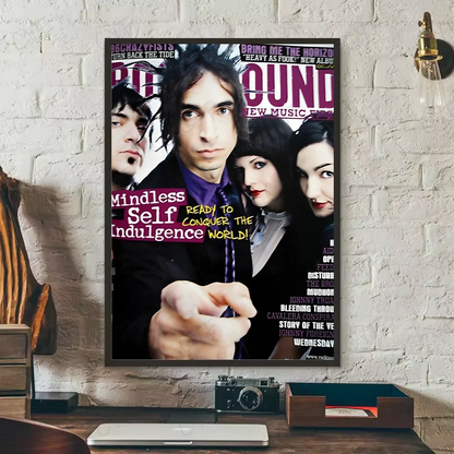 Grote poster voor boven het bed