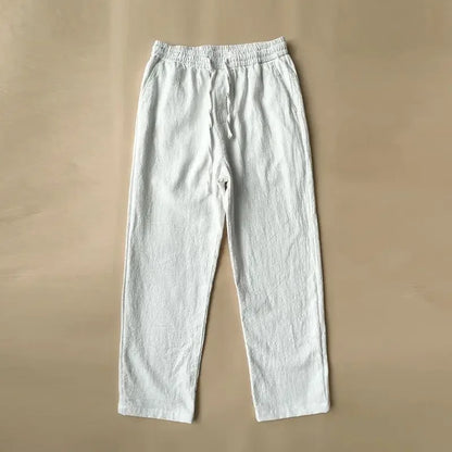 Linnenmix broek heren in katoenblend – Voor het beste van beide