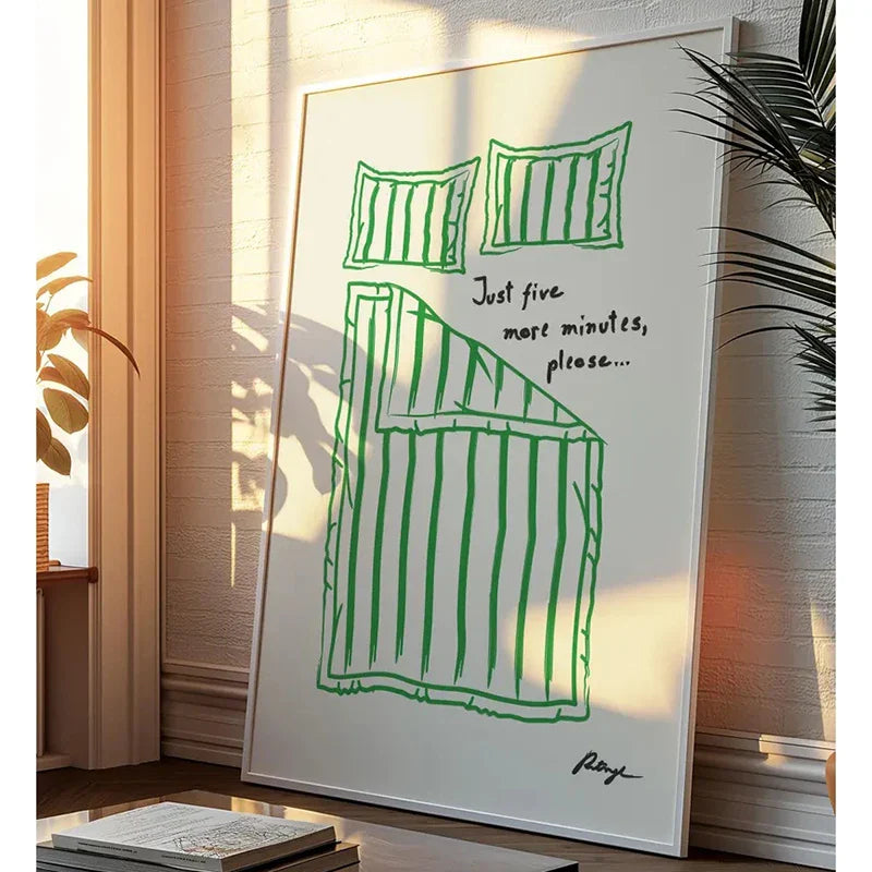 Kinderkamer poster met alfabet of cijfers