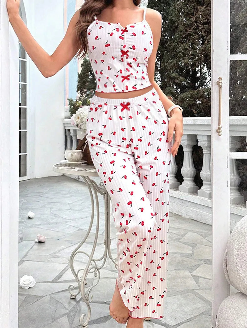 Dames pyjama met knusse uitstraling
