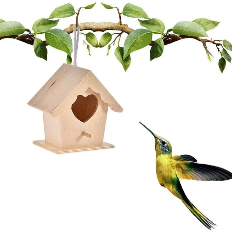 Vogelhuisje op paal voor grote tuin – Goed zichtbaar