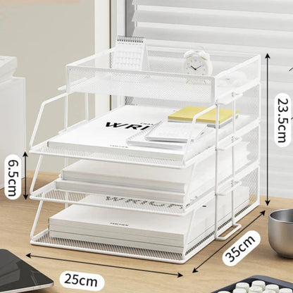 Eco desk organiser van gerecycleerd materiaal