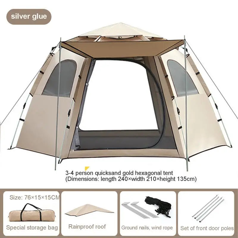 Pop-up tent voor 2 personen – Snel en makkelijk