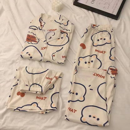 Dames pyjama set met elastisch materiaal