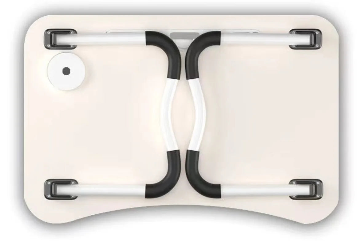 Houten schoottafel met kantelbaar blad