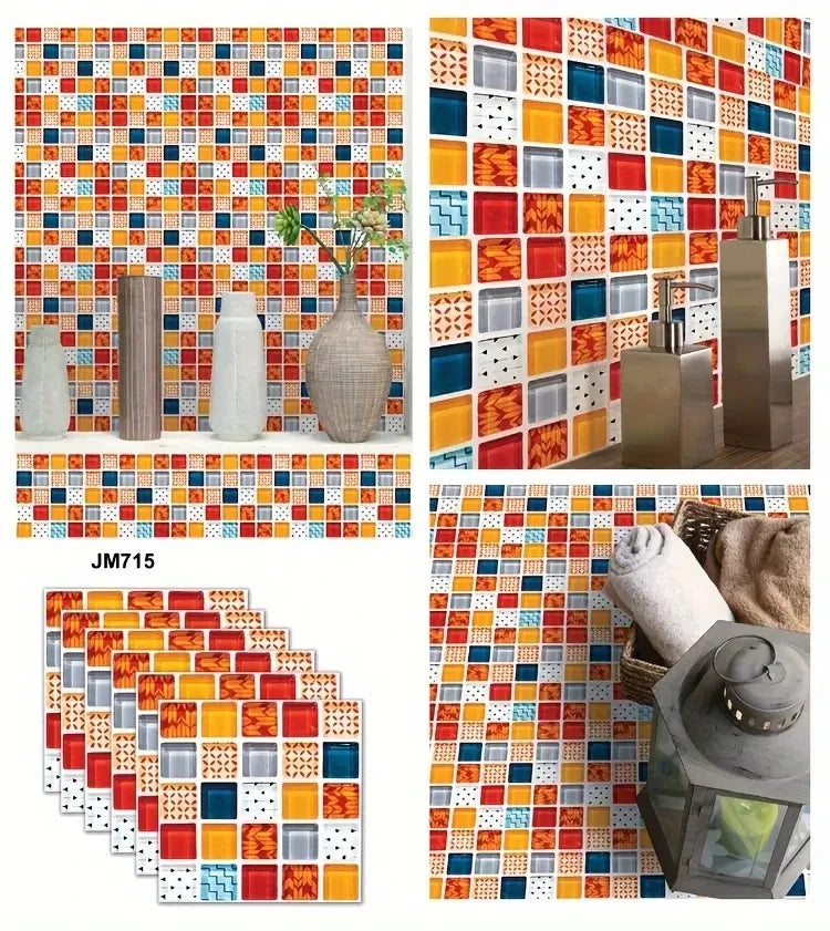 Glanzende mozaiek wandtegels – Reflecterend en chic