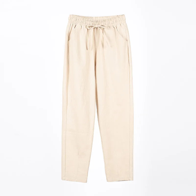 H&M linnen broek dames met cropped fit – Voor warme lentedagen