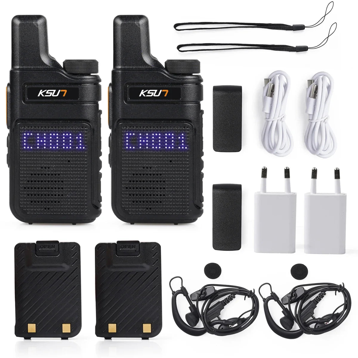 Walkie talkie professioneel met oplaadstation