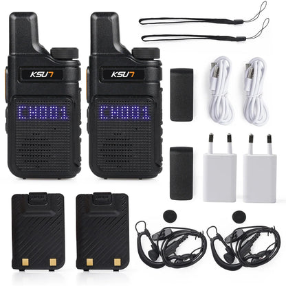 Walkie talkie professioneel met oplaadstation