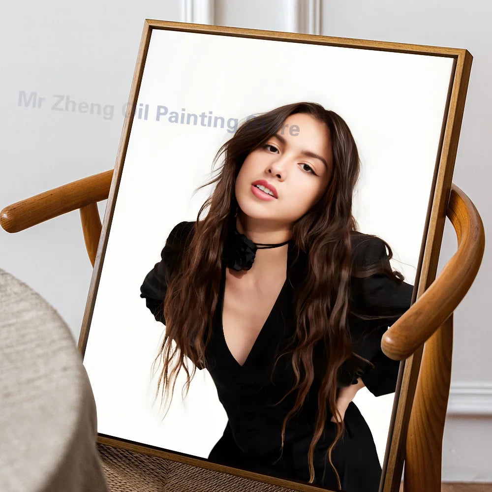 Zwart-wit portretposter