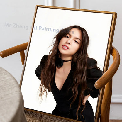 Zwart-wit portretposter