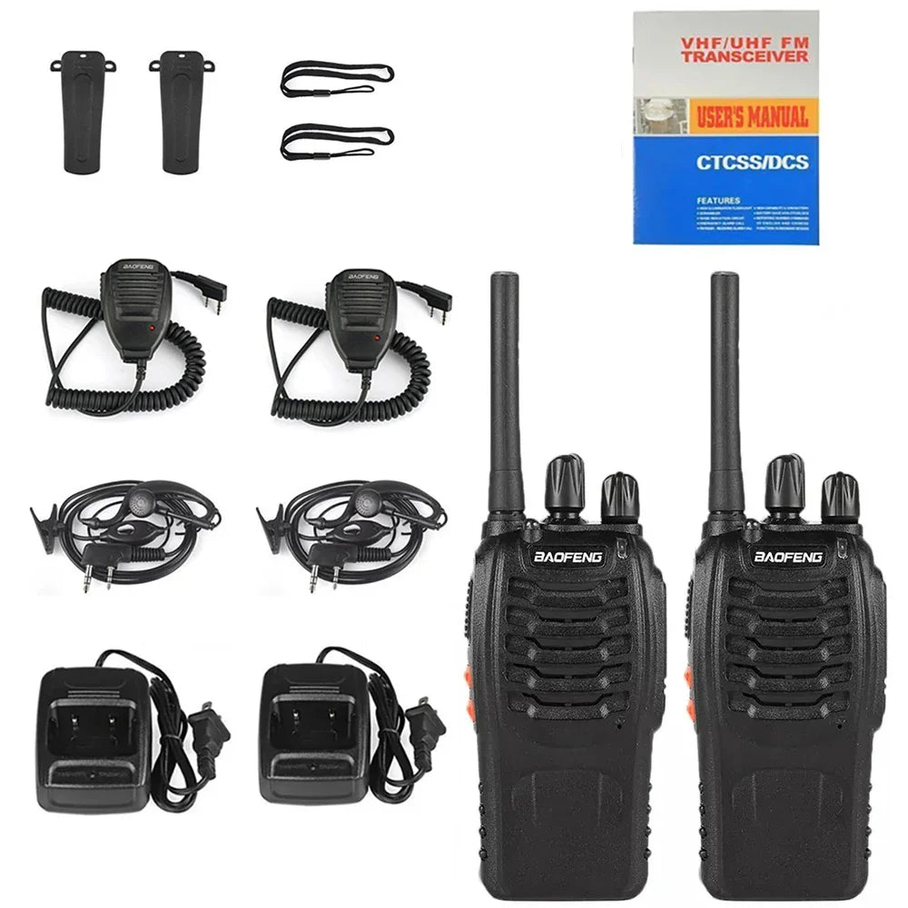 Walkie talkies met kristalhelder geluid