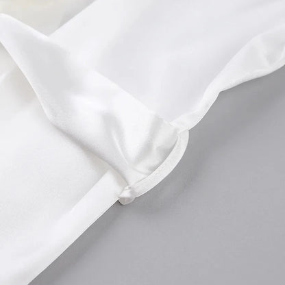 Ochtendjas voor dames met elegante pluimdetails - Perfect voor zomerse ochtenden