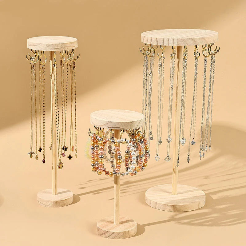 Sieraden standaard met haken – Ideaal voor lange kettingen