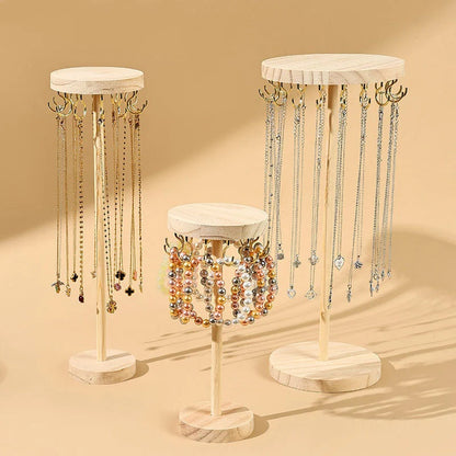 Sieraden standaard met haken – Ideaal voor lange kettingen