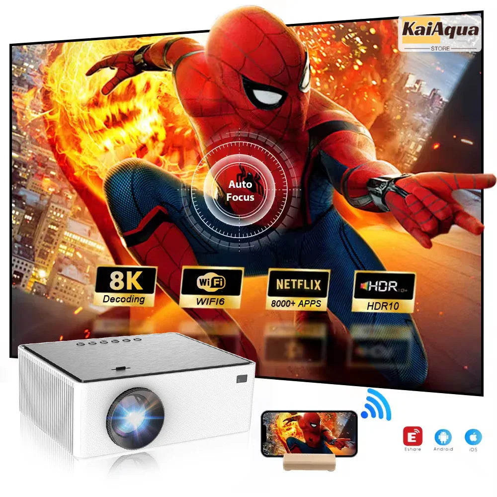 Draadloze projector met afstandsbediening