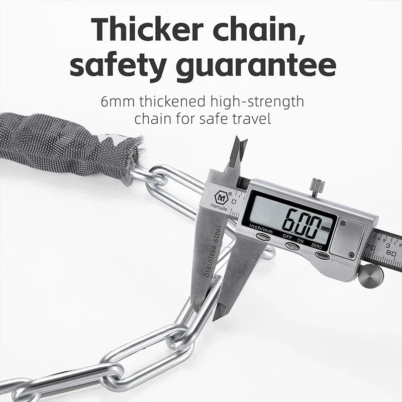 Abus slot met zware ketting – Professionele beveiliging