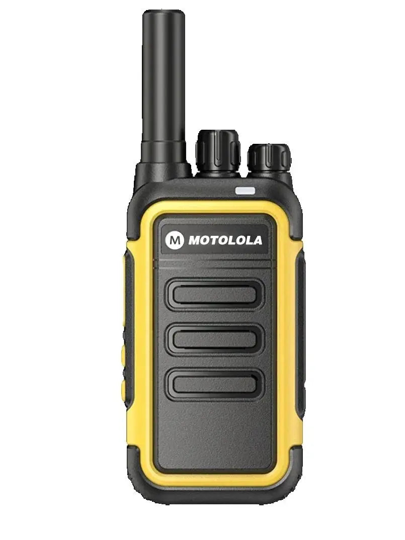 Walkie talkie met dubbele voedingsoptie