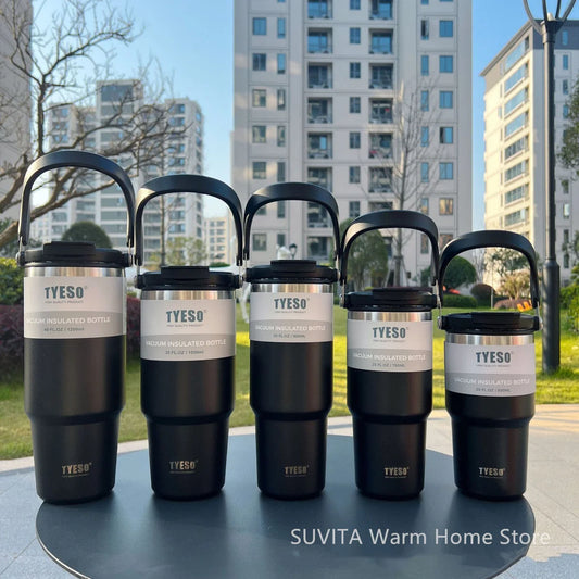 Thermosfles met kleurrijke print – Valt op in je tas