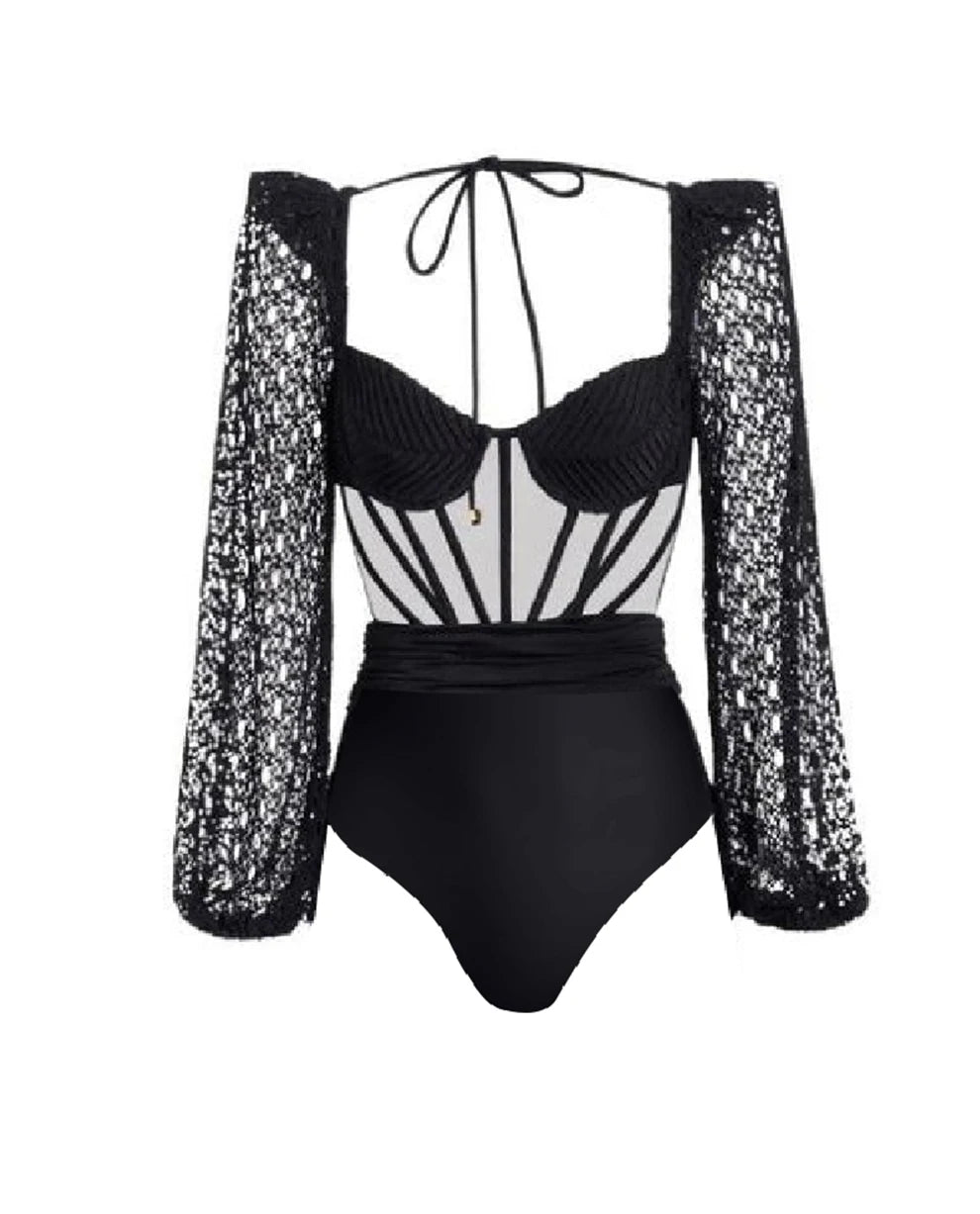 Zwemjurk met hoge hals – Bedekt en stijlvol