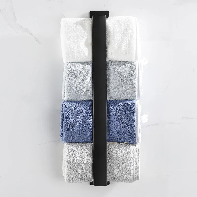 Handdoekenrek met mandje – Voor extra accessoires
