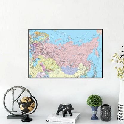 Wereldkaart als decoratie voor reisliefhebbers