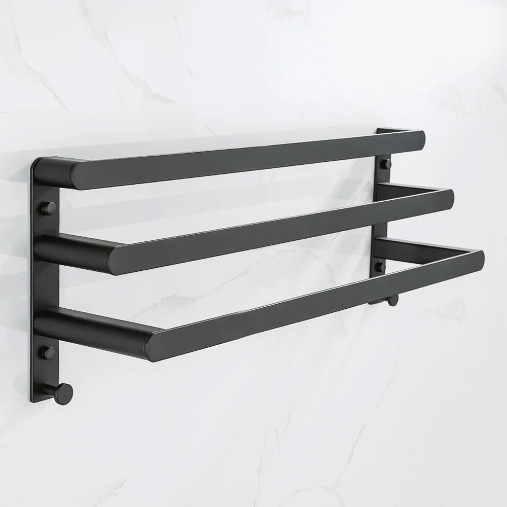 Wit handdoekenrek met minimalistisch frame – Eenvoudig en strak
