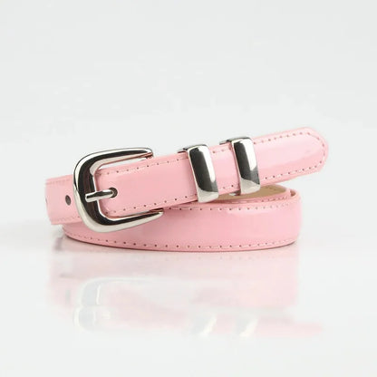 Riem met ringgesp en naturel textuur
