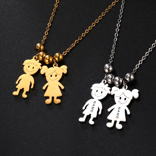 Gepersonaliseerde ketting met initiaal hanger