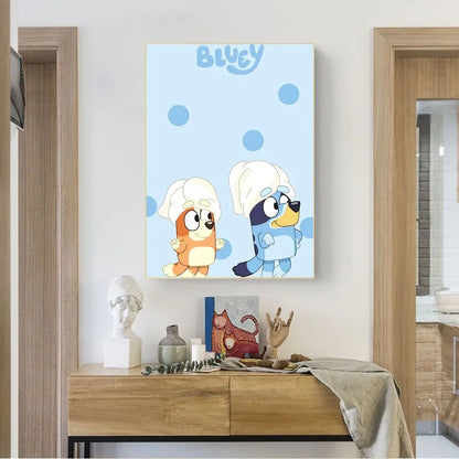 Posters in galerie-opstelling combineren